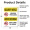 Signmission Weapon Free Zone Bilingual OSHA Security Notice Sign, Vinyl Decal, 5in W x 7in L, 2PK OS-2PACK-SN-D-57-L-11684 - alternate 3
